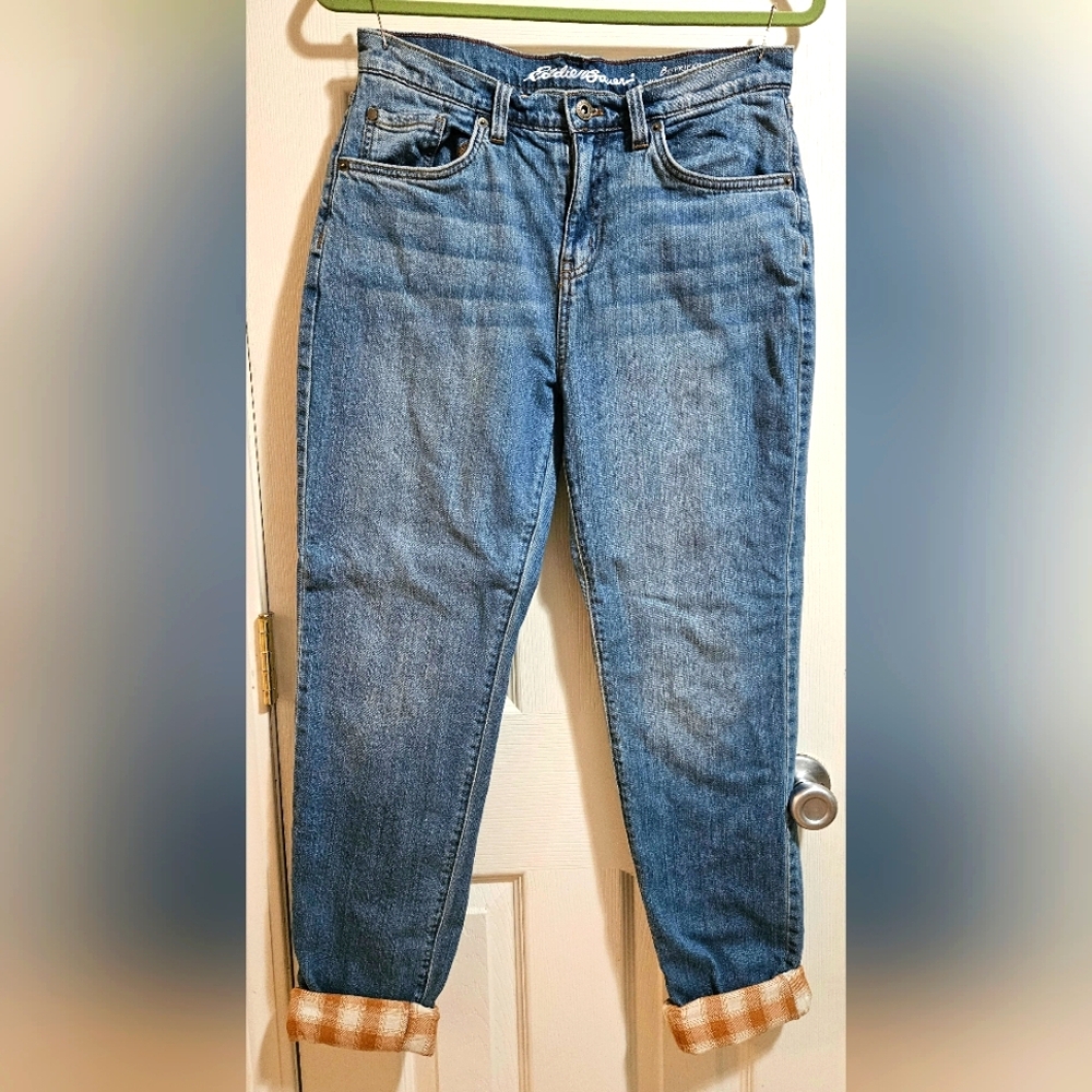 Eddie Bauer Flannel Lined Jeans